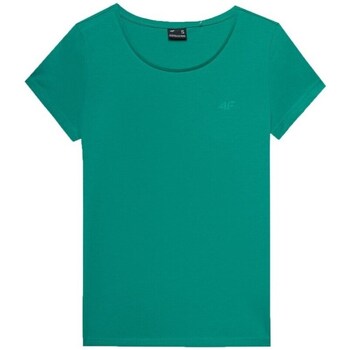 Clothing Women Short-sleeved t-shirts 4F 4FWSS24TTSHF116141S Green