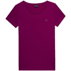 Clothing Women Short-sleeved t-shirts 4F 4FWSS24TTSHF116151S Cherry 