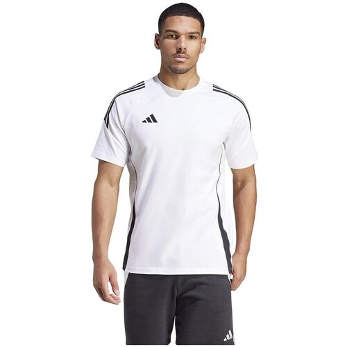 Clothing Men Short-sleeved t-shirts adidas Originals Tiro 24 Sweat Tee White
