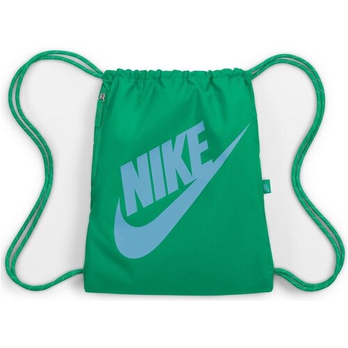 Bags Children Rucksacks Nike Heritage Drawstring Green