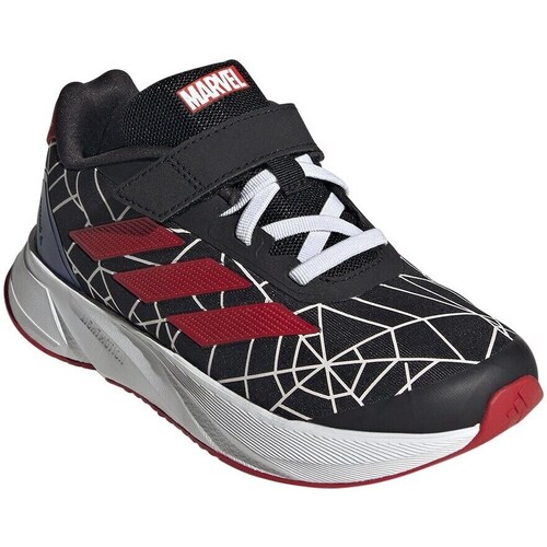 Shoes Children Low top trainers adidas Originals Duramo Spider-man K Black