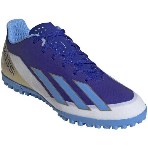 Shoes Men Football shoes adidas Originals X Crazyfast Club Messi Tf Blue, Navy blue