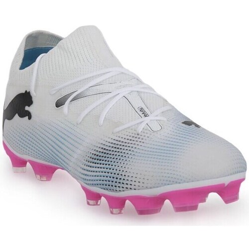 Shoes Men Football shoes Puma Future 7 Match Fgag White