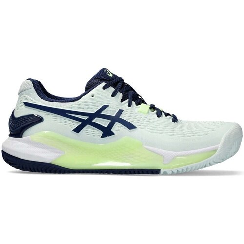 Shoes Women Tennis shoes Asics Gel-resolution 9 Clay Celadon, Navy blue, Turquoise