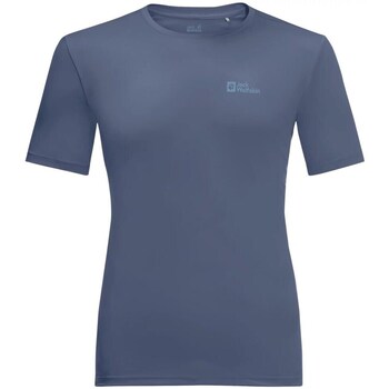 Clothing Men Short-sleeved t-shirts Jack Wolfskin 18070721292 Blue