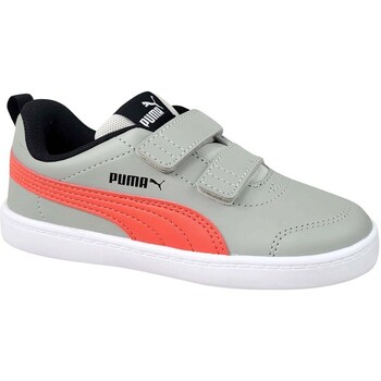 Shoes Children Low top trainers Puma Courtflex V2 V Ps Grey