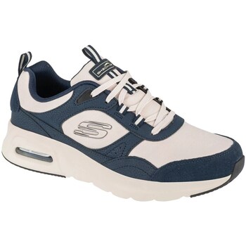 Shoes Men Low top trainers Skechers Skech-air Court Yatton White, Navy blue
