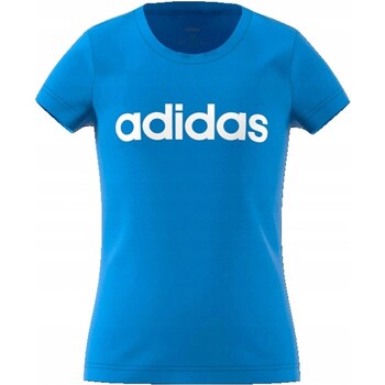 Clothing Girl Short-sleeved t-shirts adidas Originals Essentials Linear Blue