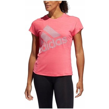Clothing Women Short-sleeved t-shirts adidas Originals Bos Logo Tee Pink
