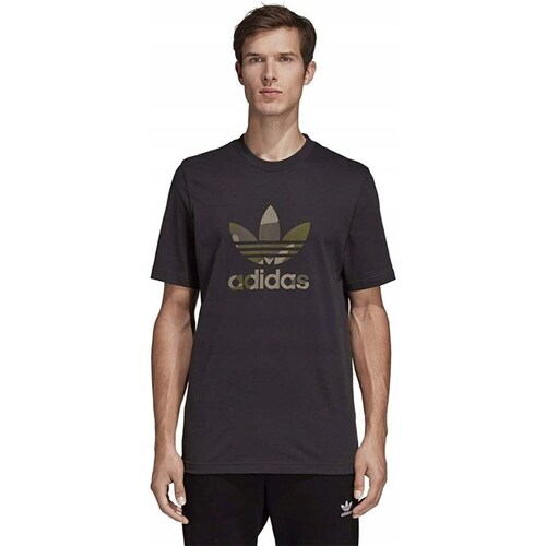 Clothing Men Short-sleeved t-shirts adidas Originals DX3674 Black