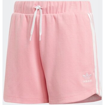 Clothing Girl Cropped trousers adidas Originals Marble Shorts Pink