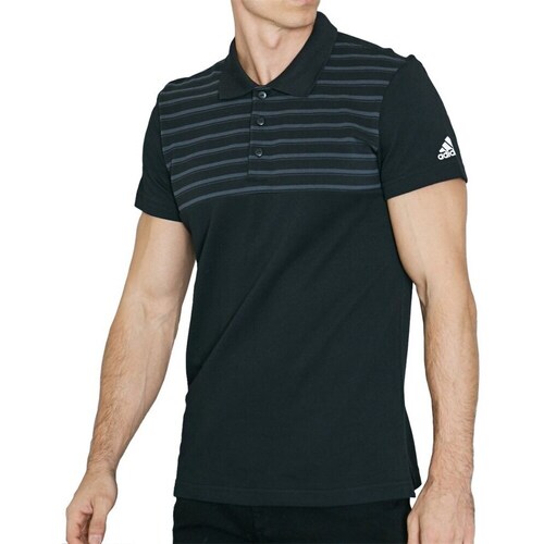 Clothing Men Short-sleeved t-shirts adidas Originals Ess Polo YD Black, Graphite