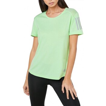 Clothing Women Short-sleeved t-shirts adidas Originals Own The Run Tee Green