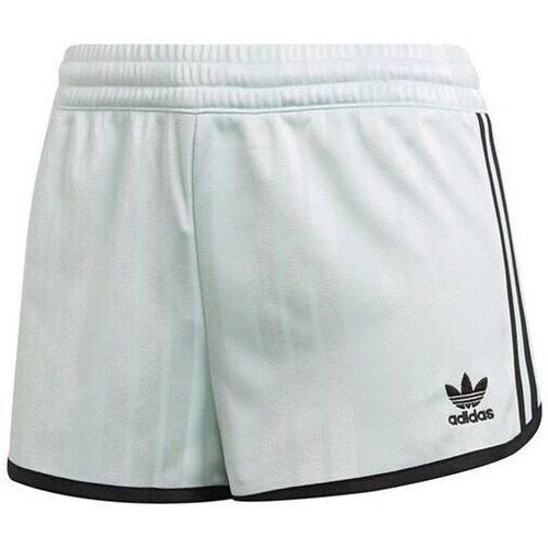 Clothing Women Cropped trousers adidas Originals 3STRIPES White