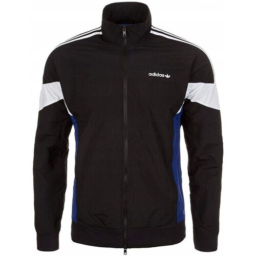 Clothing Men Sweaters adidas Originals Challenger Track Top Black, Blue, White