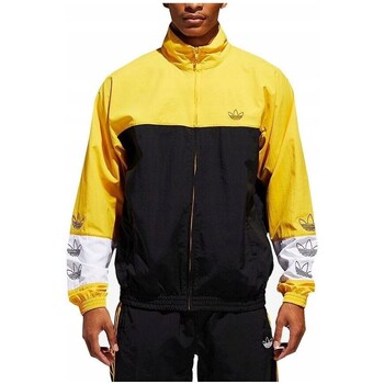 Clothing Men Jackets adidas Originals Blocked Yellow, Black