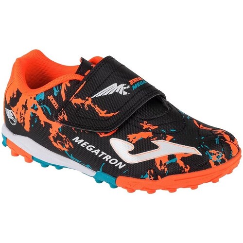 Shoes Children Football shoes Joma Megatron Black, Orange