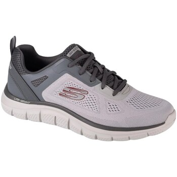 Shoes Men Low top trainers Skechers Track-broader Grey, White