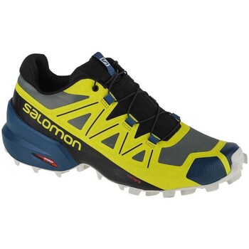 Shoes Men Running shoes Salomon Speedcross 5 Blue, Yellow, Grey