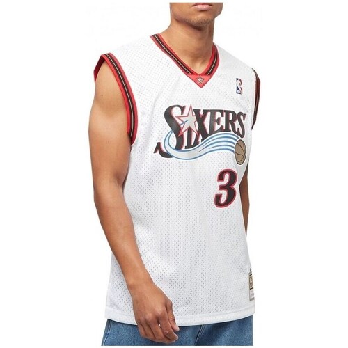 Clothing Men Short-sleeved t-shirts Mitchell And Ness Nba Swingman Home Jersey White