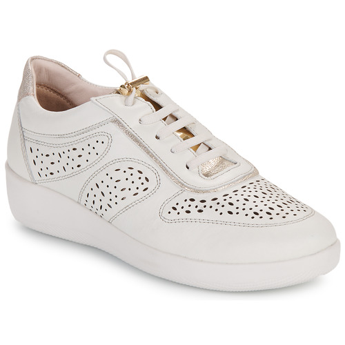 Shoes Women Low top trainers Stonefly PASEO IV 28 NAPPA LTH White