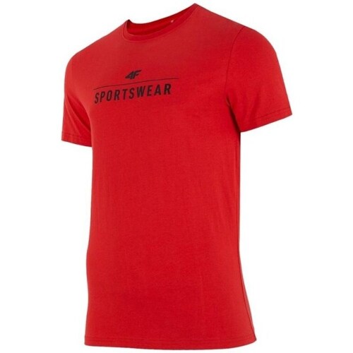 Clothing Men Short-sleeved t-shirts 4F H4Z22TSM354 Red