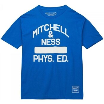 Clothing Men Short-sleeved t-shirts Mitchell And Ness Phys Ed Blue
