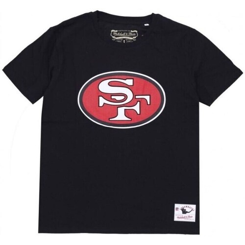 Clothing Men Short-sleeved t-shirts Mitchell And Ness Nfl Team Logo Tee San Francisco M 49erss Black