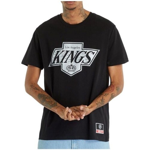 Clothing Men Short-sleeved t-shirts Mitchell And Ness Nhl Team Logo Tee Los Angeles Kings Black