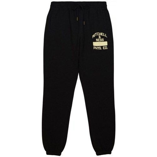Clothing Men Trousers Mitchell And Ness Branded Fashion Graphic Sweatpants Black