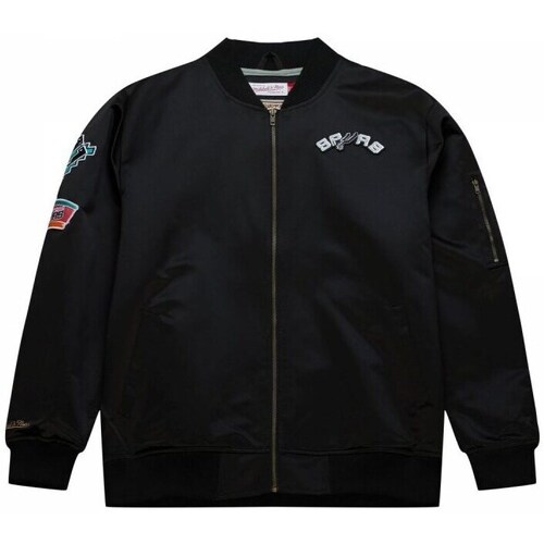 Clothing Men Jackets Mitchell And Ness San Antonio Spurs Black