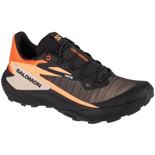 Shoes Men Running shoes Salomon Genesis Black, Orange