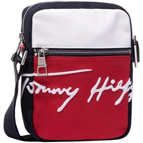 Bags Handbags Tommy Hilfiger AM0AM07382 White, Red
