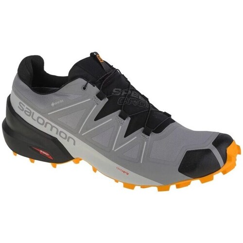 Shoes Men Running shoes Salomon Speedcross 5 Gtx Grey, Black