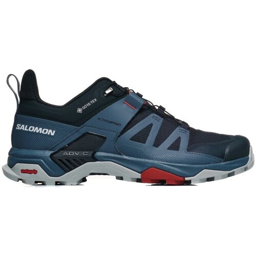 Shoes Men Running shoes Salomon L47376500 Navy blue, Black