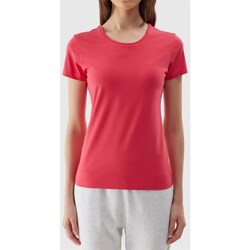 Clothing Women Short-sleeved t-shirts 4F 4FWSS24TTSHF116162S Pink