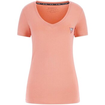 Clothing Women Short-sleeved t-shirts Guess W2YI45J1314G6S1 Orange, Pink