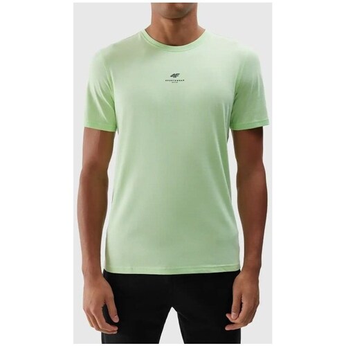 Clothing Men Short-sleeved t-shirts 4F 4FWSS24TTSHM128242S Green