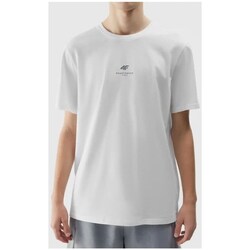 Clothing Men Short-sleeved t-shirts 4F 4FWSS24TTSHM128210S White