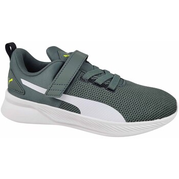 Shoes Children Low top trainers Puma Flyer Runner V Ps Green