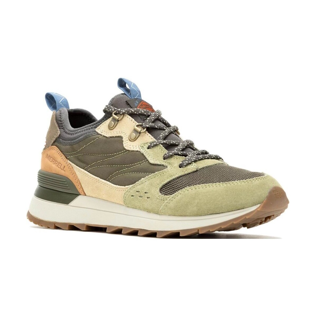 Shoes Men Low top trainers Merrell Alpine 83 Green, Brown, Olive