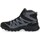 Shoes Women Walking shoes Salomon X Ward Leather Mid Gtx W Grey, Black