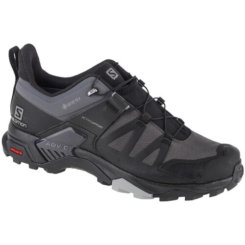 Shoes Men Walking shoes Salomon X Ultra 4 Black, Grey