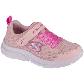 Shoes Children Low top trainers Skechers Wavy-lites Blissfully Pink