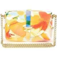 Bags Women Handbags Vera Pelle P4566204 Orange, Cream