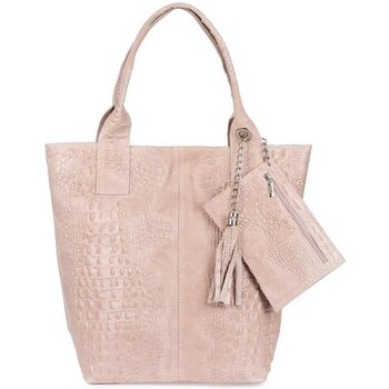 Bags Women Shopping Bags / Baskets Vera Pelle L9470452 Pink