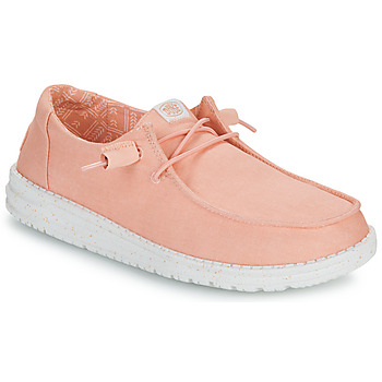 Shoes Women Slip-ons HEY DUDE Wendy Canvas Pink