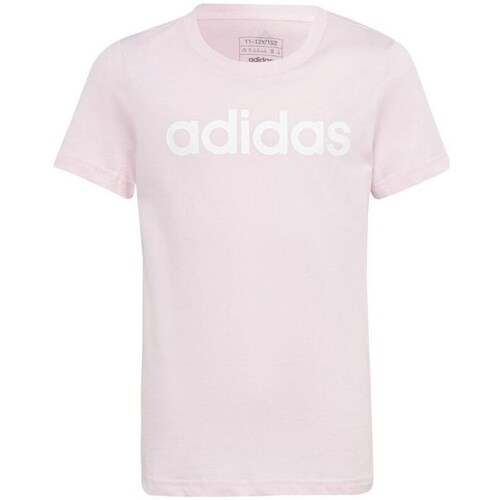 Clothing Girl Short-sleeved t-shirts adidas Originals Essentials Linear Pink