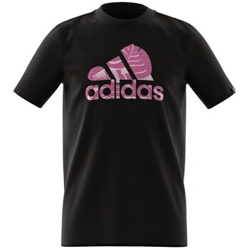 Clothing Boy Short-sleeved t-shirts adidas Originals Badge Of Sport Nature Black