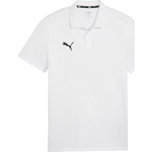 Clothing Men Short-sleeved t-shirts Puma Team Goal Casuals White